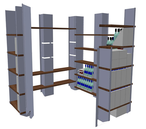 Wine-Cellar- 3D-Model - Interior