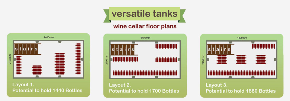 Wine Cellar Design Floor Plans